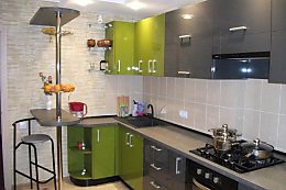Все этапы ремонта угловой кухни 11 кв.м (46 фото)