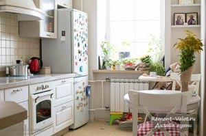 Белая классическая кухня "Стильные кухни" (21 фото + цена) со стиральной машиной и посудомойкой