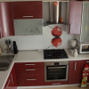 Угловая красная кухня от ЭлКомСтиль (14 фото)