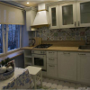 Дизайн маленькой белой кухни с холодильником в хрущевке 28 м