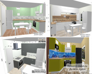 Дизайн-проекты для маленькой кухни 5-7 кв.