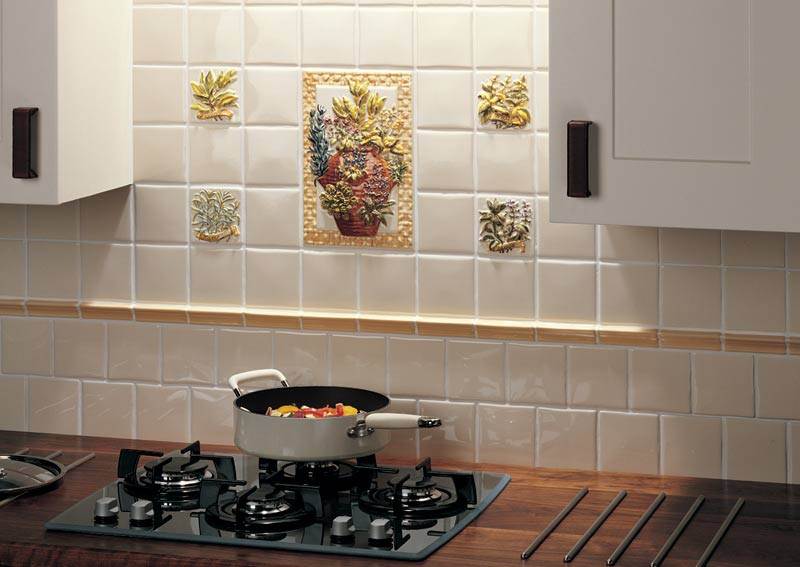 Керамическая плитка для кухни на фартук
