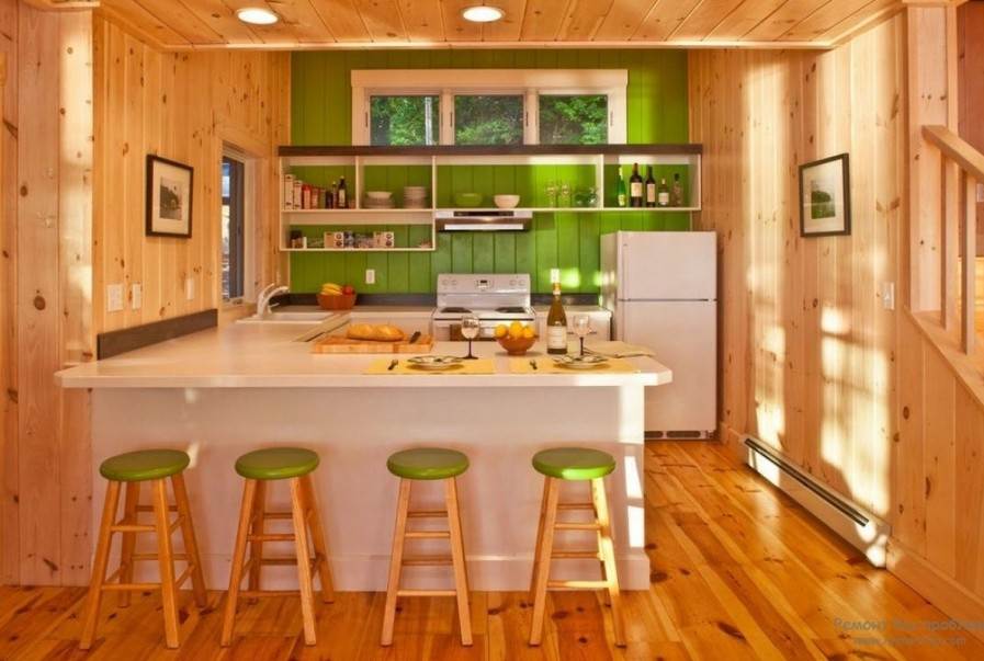 Интерьер кухни с печкой в деревянном доме (54 фото) - красивые картинки и HD фото