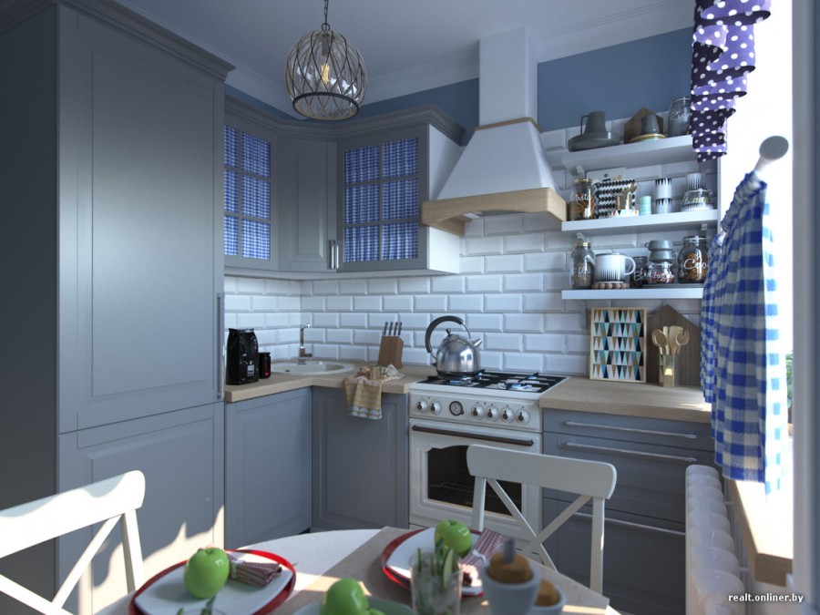Дизайн маленькой кухни - 40 фото реальных интерьеров