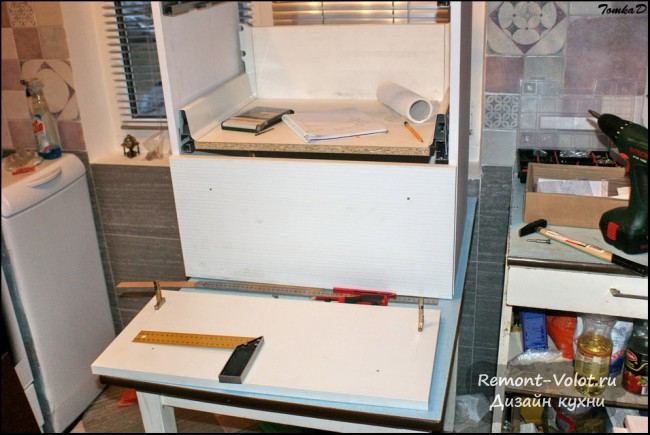 Чертеж кухни с размерами всех шкафов: изготовление мебели своими руками