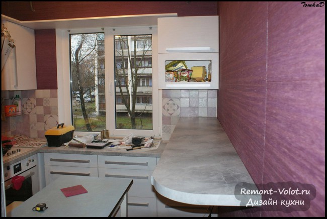 Шкаф для кухни Аморе Классик - матовый МДФ фасад от ВИП-Мастер