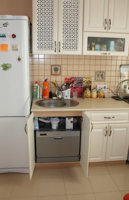 Варианты установки посудомоечной машины на маленькой кухне