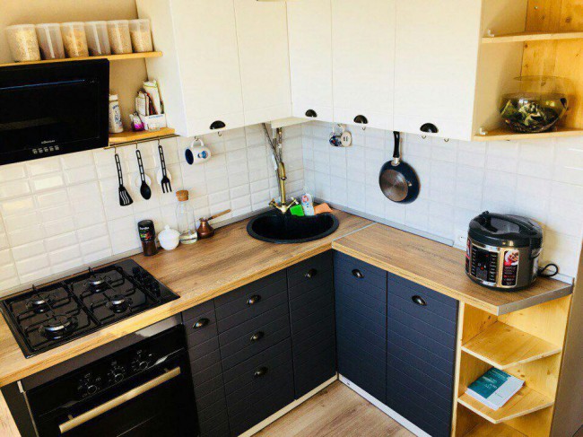 Дизайн маленькой кухни: 75 фото современных интерьеров