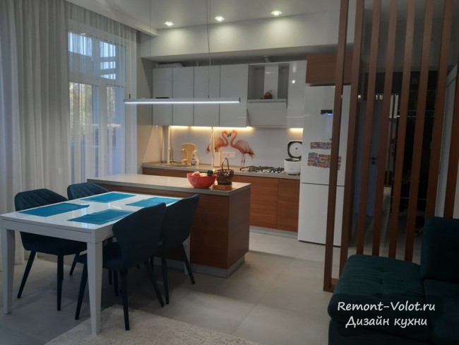 Дизайн гостиной с разделенной кухней (35 фото) - красивые картинки и HD фото