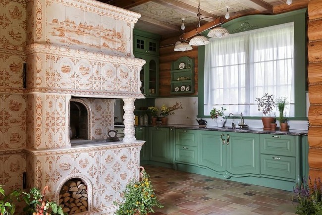 110 красивых примеров дизайна кухни на даче