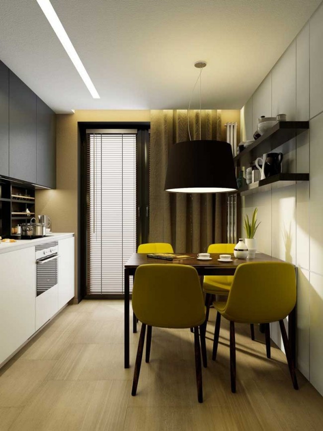 Шторы для кухни с балконной дверью: максимальный комфорт при стильном дизайне