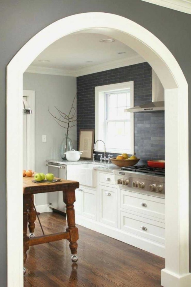 Арка на кухню вместо двери (30 фото): стильные арки в современном .